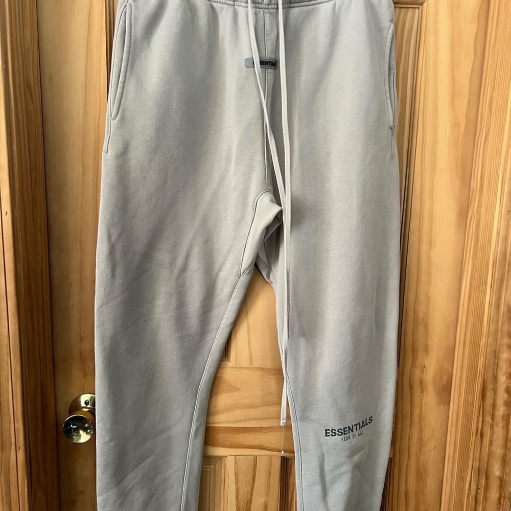 Essentials Light Gray Men's Joggers